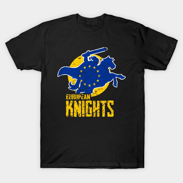 European Union Knight T-Shirt by Mila46